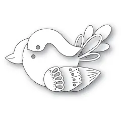 Poppystamps Dies-Nordic Bold Bird