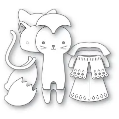 Poppystamps Dies-Nordic Happy Fox