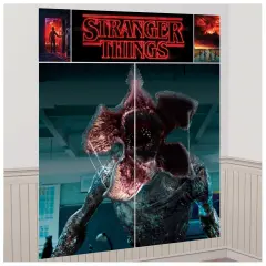 Stranger Things Scene Setters&reg; Wall Decorating Kit &ndash; Party Backdrop, Themed Birthday & Halloween Decorations