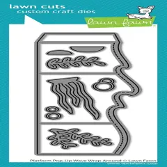Lawn Cuts Custom Craft Die-Platform Pop-Up Wave Wrap Around
