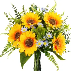 Artificial Sunflower Bouquets - Blue