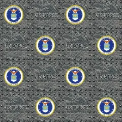 Sykel Military Air Force Grate Cotton Fabric by the Yard