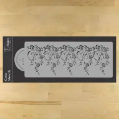 Large Vintage Lace Cake Stencil Side | C770 by Designer Stencils | Cake Decorating Tools |