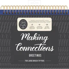 Kelly Creates Large Brush Workbook 11.6"X10" 128/Pkg-Connections/Greetings
