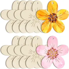 Large Size 7 inch Wooden Spring Decorations Ornaments to Paint