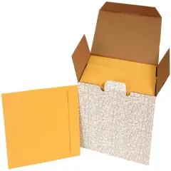 School Smart No Clasp Envelopes with Gummed Flap, 9 x 12 Inches, Kraft Brown, Pack of 250