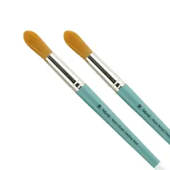 Creative Mark Mural Large Artist Brushes - Golden Taklon Paint Brushes for Acrylic Painting and Watercolor