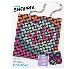 Perler Snappix Bead Craft Kit-XO Heart
