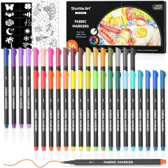 Colors Fabric Markers (	36 colors )