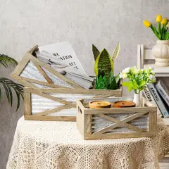 Set of 3 Nesting Wooden Crates
