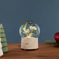 Northlight 5" White Doves on a Branch Musical Christmas Snow Globe