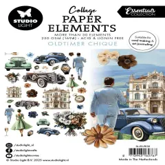 Studio Light Essentials Paper Elements 34/Pkg-Oldtimer Chique
