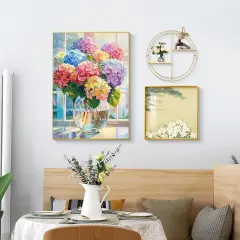 Hydrangea Flower Diamond Art Painting Kits for Adults
