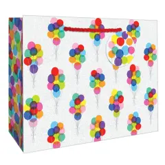Pack/6: Bunch of Balloons Gift Bag - 12-1/2 x 5 x 10"