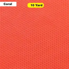 Sport Mesh Poly Spandex Coral