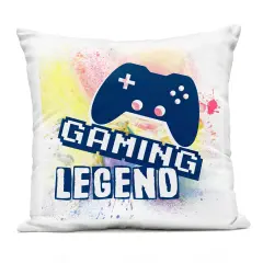 Stupell Industries Retro Gaming Legend Outdoor Printed Pillow design by Marcus Prime, 18 x 7 x 18