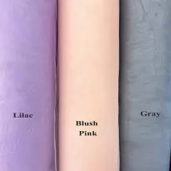 10 Yards Crystal Tulle Mesh Fabric Sheer Lightweight Polyester 58/59 Inch Wide for Veils and Crafts Lilac
