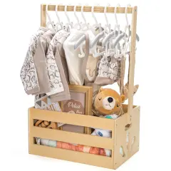 Wooden Baby Shower Crate Closet