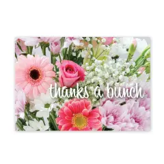 Great Papers! Bunch of Flowers Thank You Note Card and White Envelope, 4.875" x 3.375", 24 count