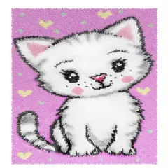 Latch-hook rug kit Kitty 4234