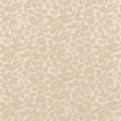 Neutral - Beige & Taupe Floral Upholstery Fabric 54 Inches"