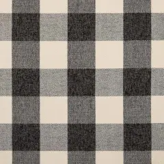 Buffalo Coal - Black Check & Houndstooth,Plaid Upholstery Fabric 54 Inches"