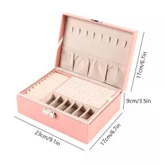 Kitcheniva Jewelry Organizer Box Storage Case