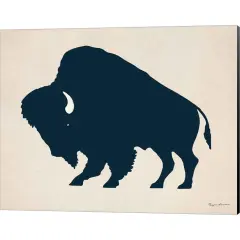 Buffalo Bison I by Ryan Fowler 20" x 16" Canvas Wall Art