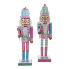 15" Candy Color Nutcracker Pastel