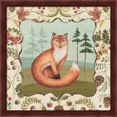 Country Heritage I by Daphne Brissonnet 13" x 13" Framed Wall Art