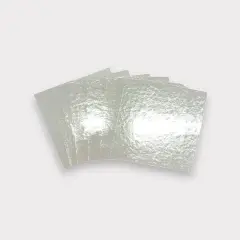 COE 96: 6" Square Clear Fusible Glass Pack - 6 Sheets