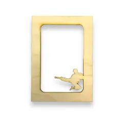 Karate photo frame insert Baltic Birch 5x7 (FRAME NOT INCLUDED)