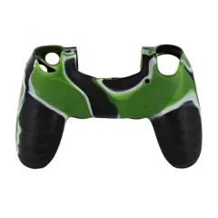 Kitcheniva Silicone Rubber Cover Case Skin For Sony Playstation 4 PS4 Controller Black+green+white