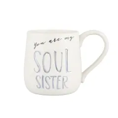 Enesco Our Name Is Mud Soul Sister Etched Mug