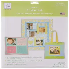 Colorfast Sew-In Fabric Sheets - 25 Sheets