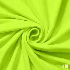 Kitcheniva DTY Brushed Stretch Fabric Sewing Decor Crafts DIY By Yard #18 neon yellow