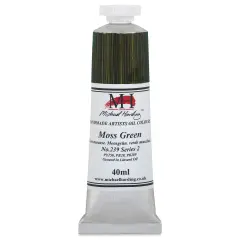 Michael Harding Artists Oil Color - Moss Green, 40 ml tube