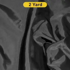 Soft Yet Durable Polyester Lining Fabric for Apparel & Event Decor 60" Wide Black