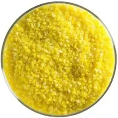 Bullseye Fusible Sunflower Yellow Opal Glass Frit 5oz Jar - 90 COE - #0220