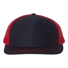 Richardson&reg; Snapback Trucker Cap Navy/ Red