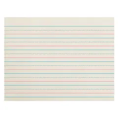 Newsprint Handwriting Paper, Dotted Midline, Grade K, 3/4" x 3/8" x 3/8" Ruled Long, 10-1/2" x 8", 500 Sheets