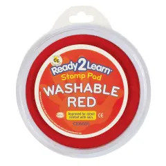 Jumbo Circular Washable Stamp Pad - Red - 5.75" dia.