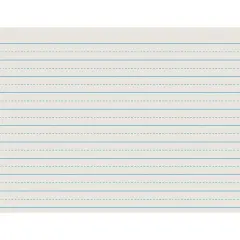Newsprint Handwriting Paper, Alternate Dotted, Grade 2, 3/4" x 3/8" Ruled Long, 11" x 8-1/2", 500 Sheets