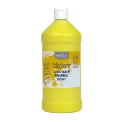 Little Masters&reg; Washable Tempera Paint, Yellow, 32 oz.