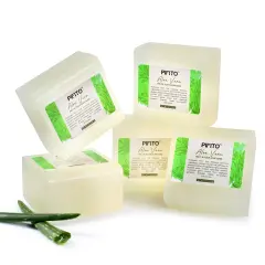 Pifito Aloe Vera Melt and Pour Soap Base │ Bulk Premium 100% Natural Glycerin Soap Base │ Luxurious Soap Making Supplies