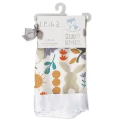 Leika Owl/Bunny Cotton Muslin Baby Security Blanket