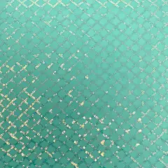 1 Yard Nina Stretch Mesh Sequin 4-Way Stretch Flair Mesh Sequin 58/60" Width Spring Green/Iridnt