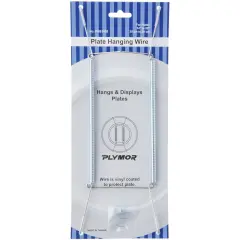 Plymor Stainless Steel Wall Mountable Plate Hanger, 11" H x 3.5" W x 0.5" D (For Plates 14" - 20")