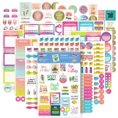 Avery Fitness Planner Stickers Pack, 1,362 Stickers, Health and Fitness Sticker Sheets (6787)