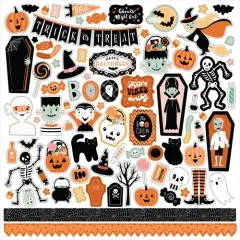 Echo Park Spooktacular Halloween 12 x 12 Cardstock Element Stickers